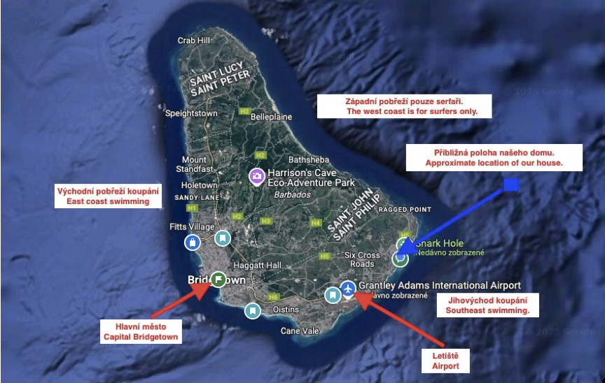MAP OF THE ISLAND