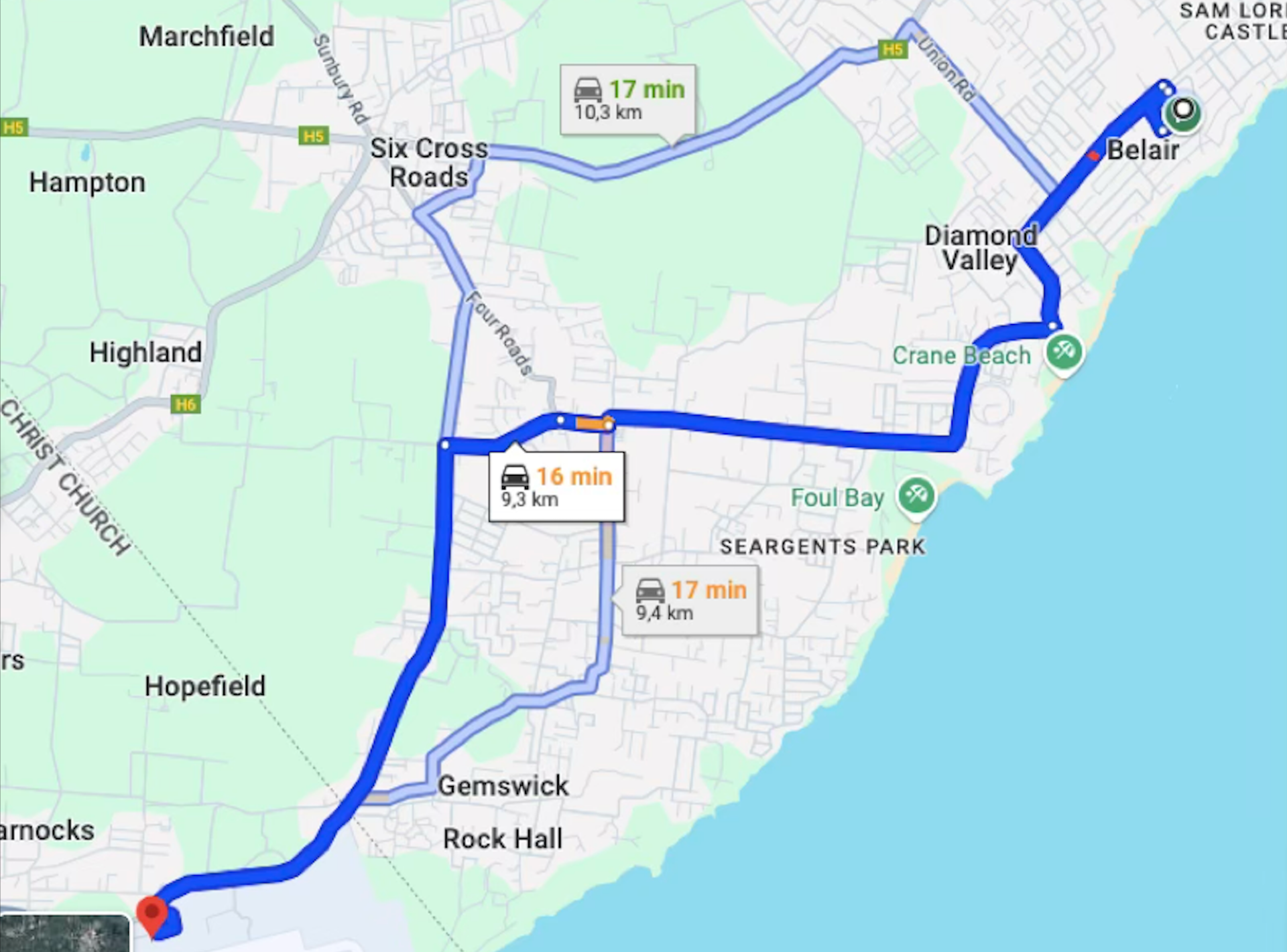 GETTING FROM THE AIRPORT TO US